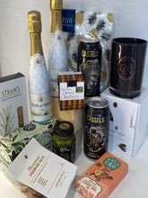 Load image into Gallery viewer, beer , wine , food and scented candle gift box