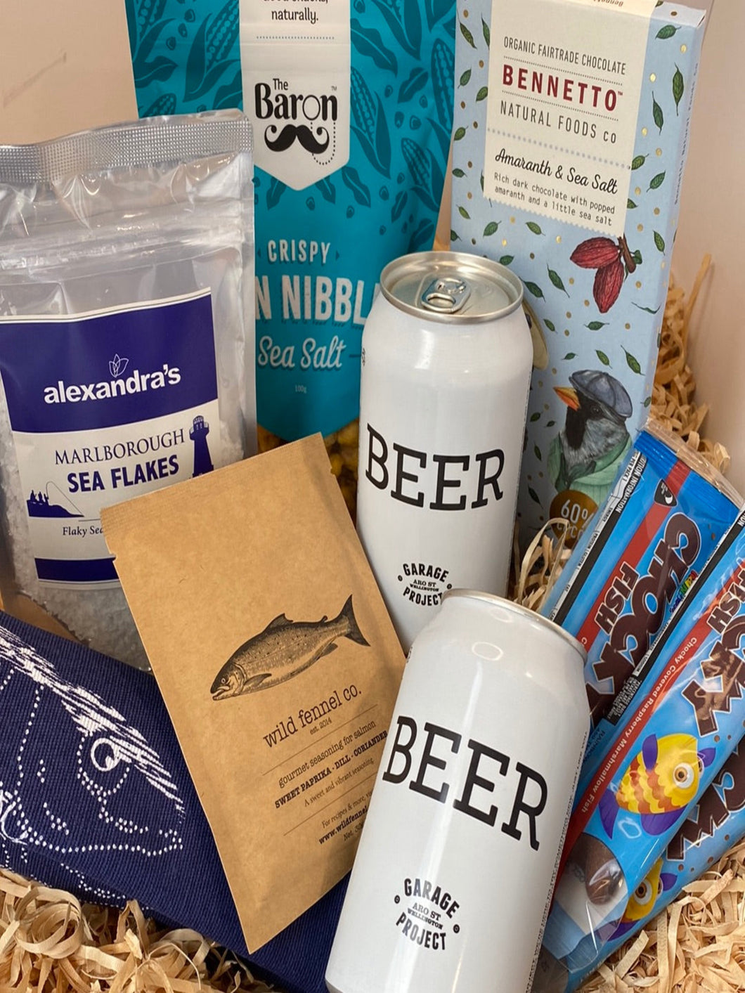 Fishermans gift themed hamper