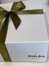 Load image into Gallery viewer, gift box with green ribbon
