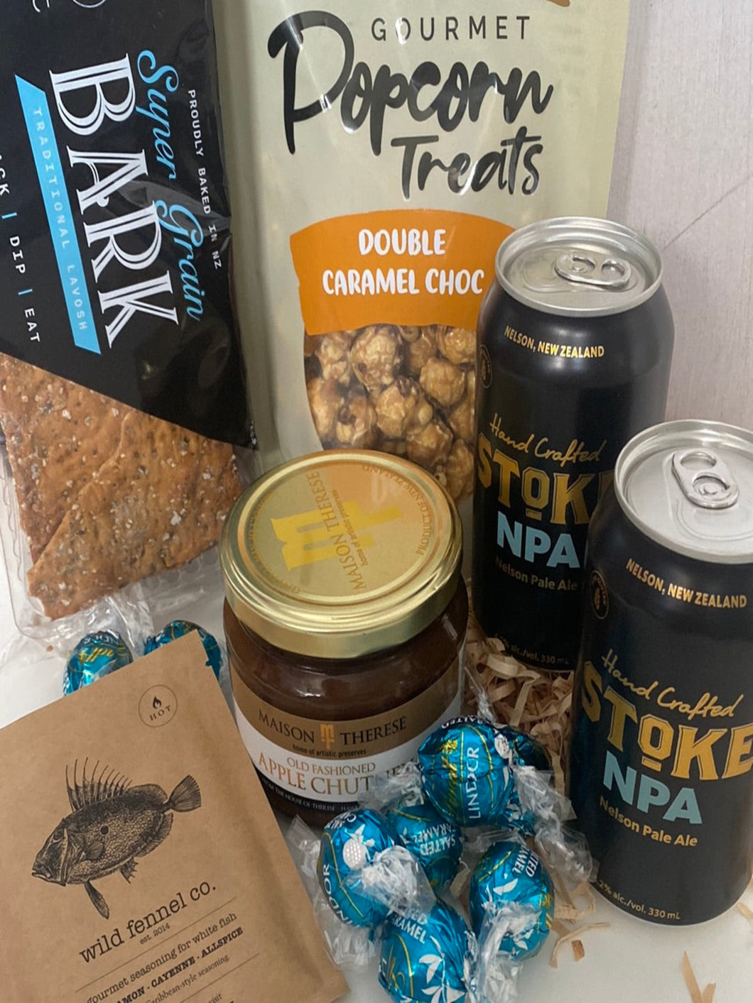 Chocolate and beer gift hamper